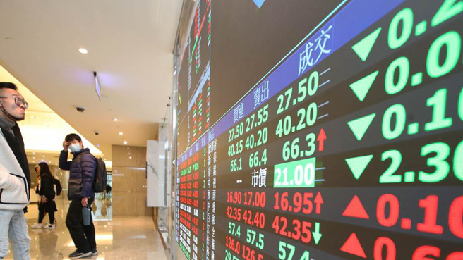 台股歷经下跌逾500点的重创后，出现止跌迹象。（图／报系资料照）