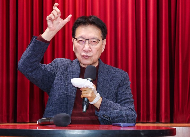 前中广董事长赵少康。（资料照,粘耿豪摄）