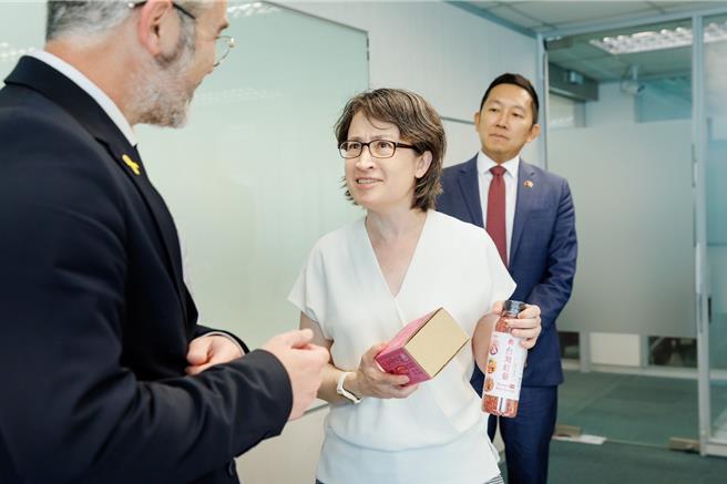 萧美琴接见以国议员访团 以访团感谢台湾这一点。民进党提供