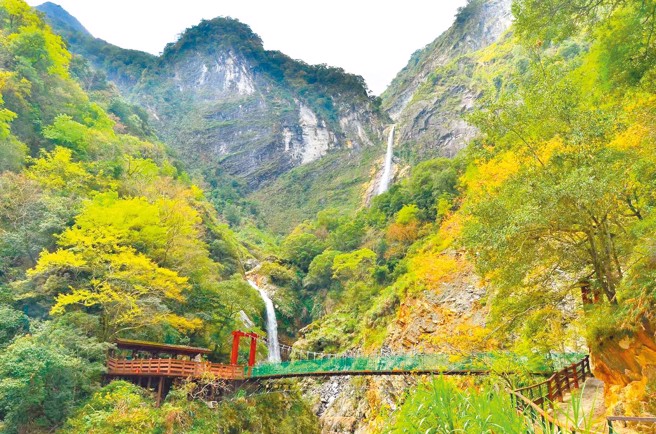 太鲁阁国家公园拥有壮丽峡谷，且有多条步道可体验，如今景物已因地震严重受创。（资料照／太管处提供）