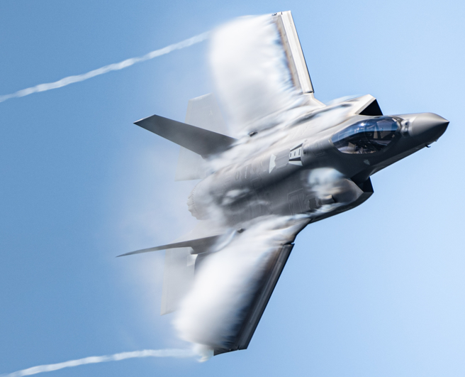 美国空军F-35隐形战机的资料照。（美国空军）