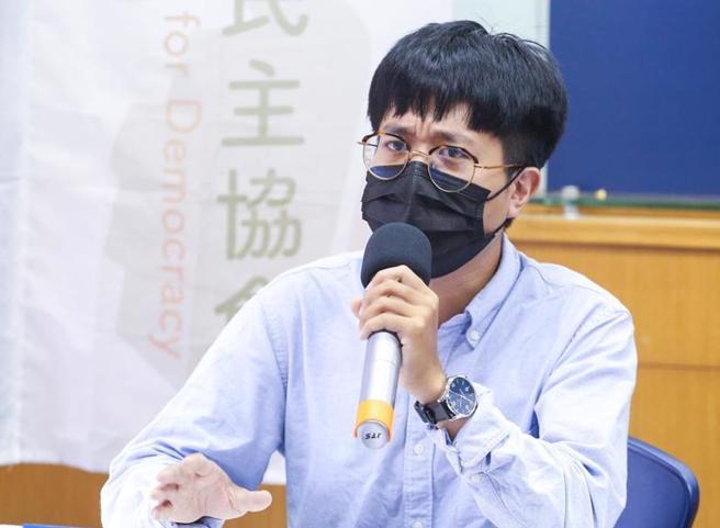 台湾青年民主协会理事长张育萌。（本报资料照）