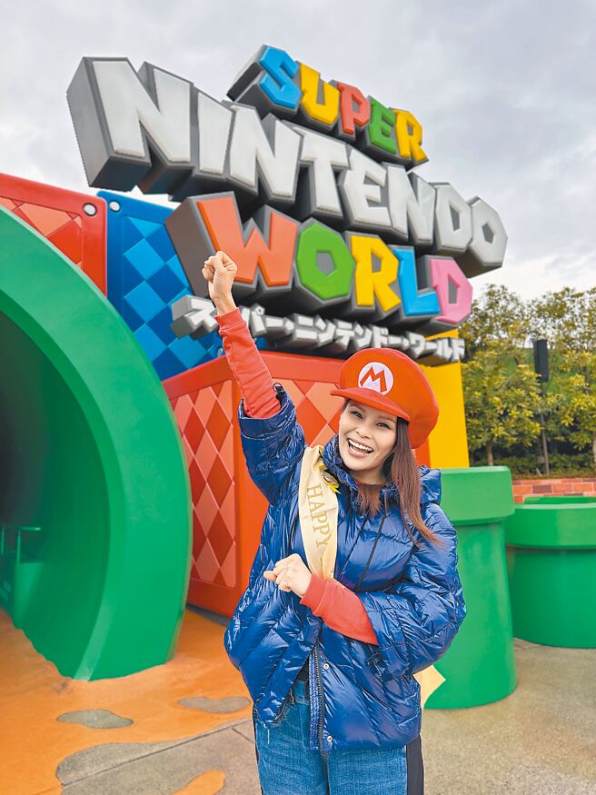 周蕙日前趁工作空檔赴大阪環球影城慶生。（華研國際提供）