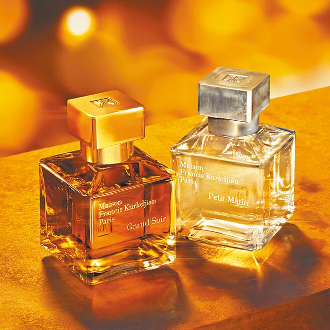 MFK中的經典作品晨曦與深宵推出35ml小容量淡香精，便於攜帶。（MFK提供）