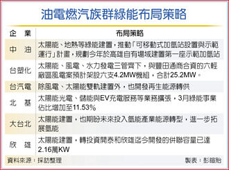油電燃汽 群起攻綠能