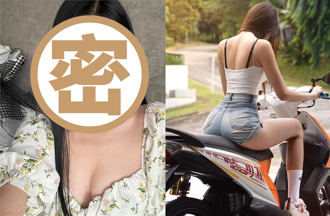熱褲正妹騎車炸出超絕屁股蛋 本尊竟是「鋼琴女神」