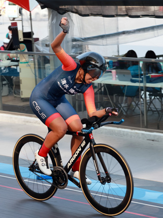 全中運》自由車場地賽  臺中市包辦7金  西松高中秦力恩逆轉奪冠