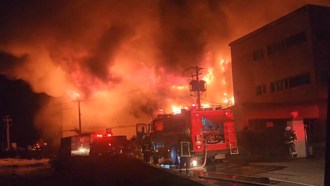 淡水泡棉工廠火警　毒災隊出動！這2地民眾「快關門窗」