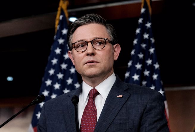 美950亿援以、乌、台法案 眾议长宣布周末表决。(图/路透)