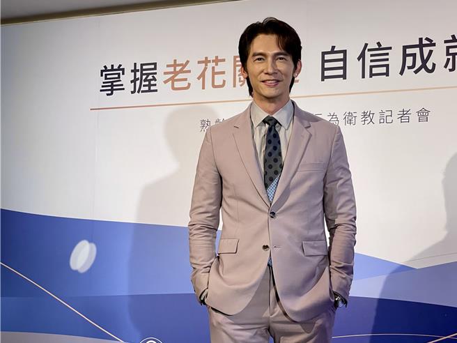 温昇豪出席眼科衛教記者會。（林淑娟攝）