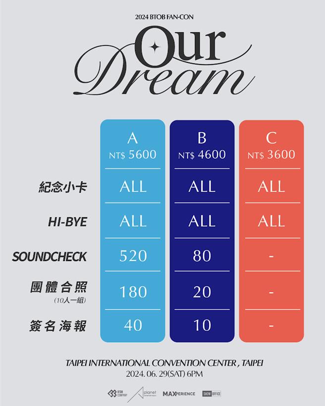 本次FAN-CON票价与福利公开。（SHOW Office提供）