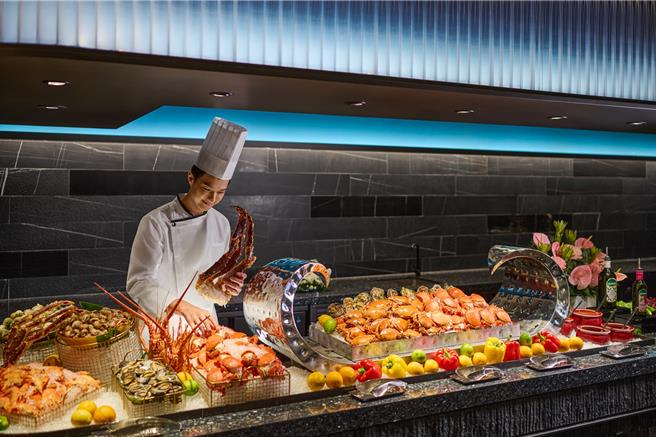 台北汉来大饭店岛语自助餐厅。（汉来提供）