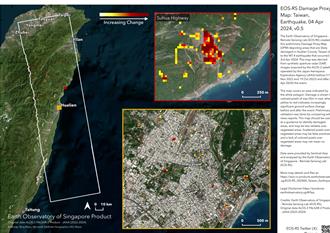 日泰印等國提供衛星影像及判識報告 助花蓮地震掌握災情