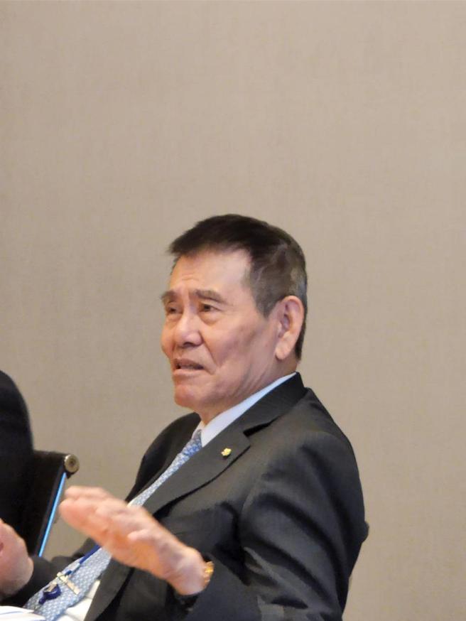 华航董事长谢世谦。图／邱莉玲