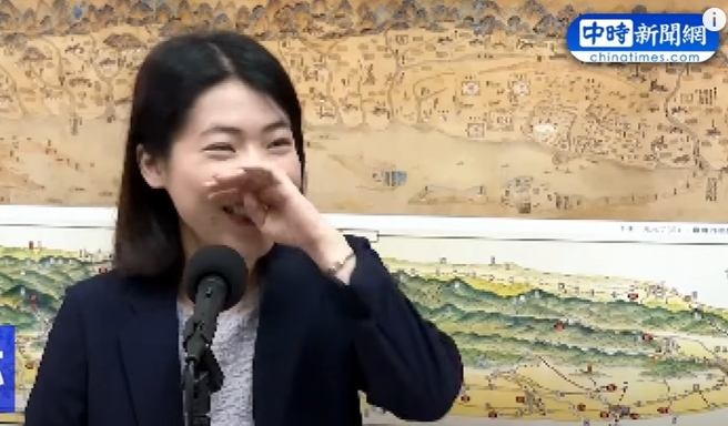 立委徐巧芯。（取自中时新闻网影片）