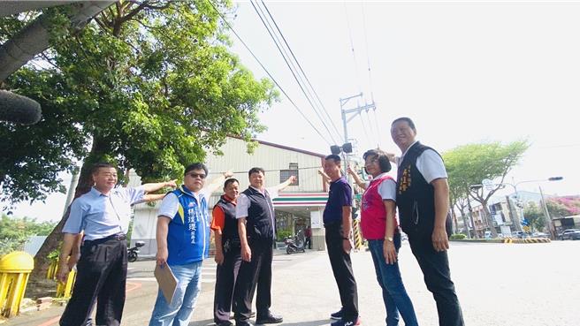 台中市橫跨大雅、神岡區的民生路及神岡區中山路，453根電桿及電纜地下化，工程預計6月動工，可望115年6月2條要道桿線可全數下地。（照片由楊瓊瓔服務處提供）