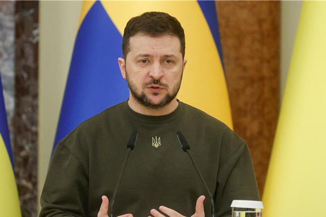 图为乌克兰总统泽伦斯基。（路透社）