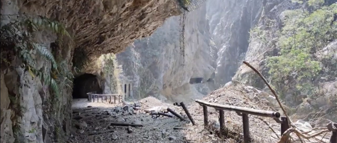 现场画面。（图 / 翻摄「花莲队长」Youtube频道）