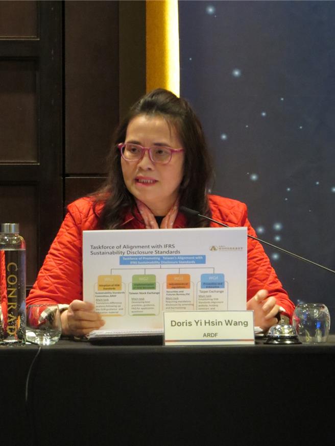 会计研究发展基金会董事长王怡心。（会研会提供）