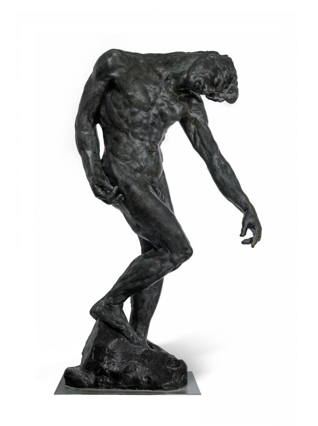 奥古斯丁．罗丹〈影子〉，原型塑于约1880年，本作翻铸于1969年，青铜，为位于罗丹〈地狱之门〉顶部的经典作品。图／Museum Associates／LACMA