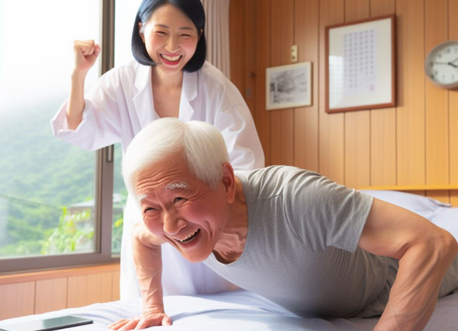 大陆四川龙马潭一名81岁的殷老翁近日花25元（约112元台币）嫖妓，在床上被警方逮捕个正着。（示意图、与本案无关／AI生成）