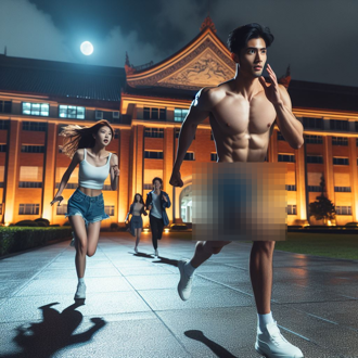 裸男進台大猥褻女大生後躺校園！遭逮竟辯稱「退化成動物」