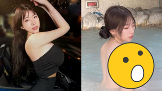 二壘妹「泡溫泉」脫了 不科學身材網驚呆：原來大成這樣