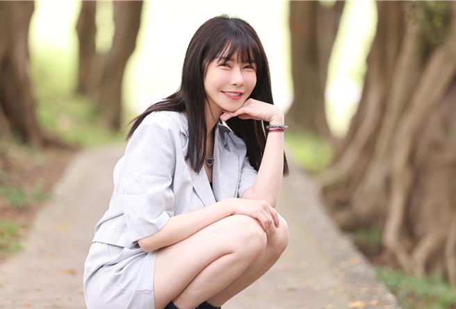 阿樂也喜歡主持，希望日後能有自己的節目。（陳俊吉攝）