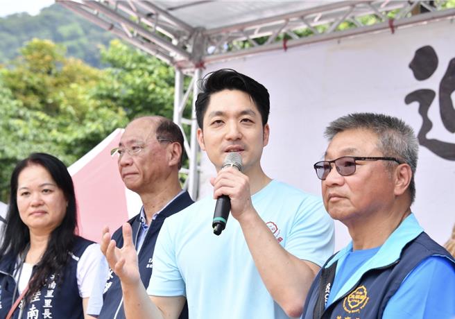 台北市长蒋万安出席「迎尪公巡田园」活动。（台北市政府提供／刘彦宜台北传真）