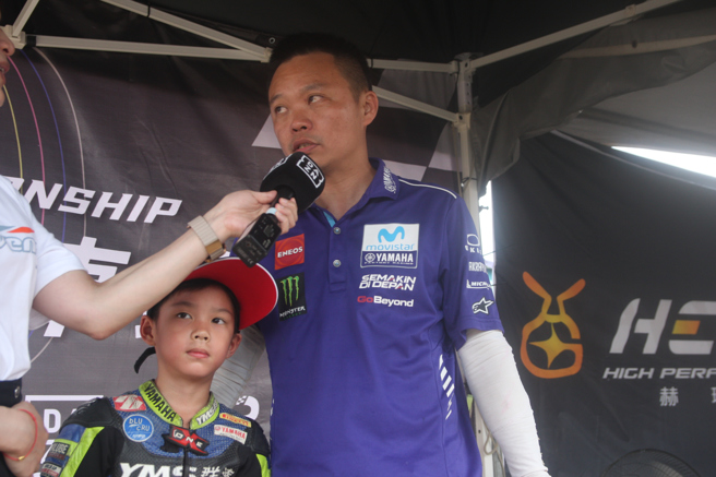 陳子龍（左）拿下兒童組兩項冠軍。（TSR提供）