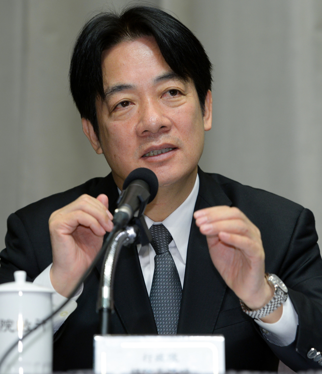 准总统赖清德到底有没有劳力士？绿营说法不一。（中时资料照片，王德为摄）