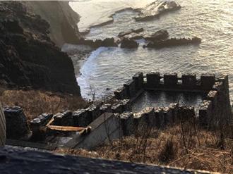 峭崖風化持續再遇地震 澎湖七美龍埕觀景台裂痕擴大 