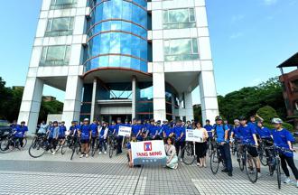 陽明海運低碳通勤活動 響應世界地球日