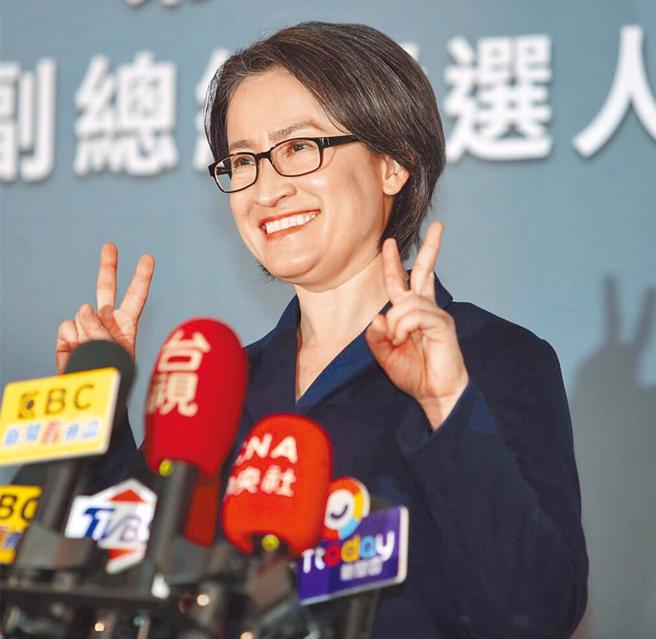 前驻美代表、准副总统萧美琴。（图／本报系资料照）
