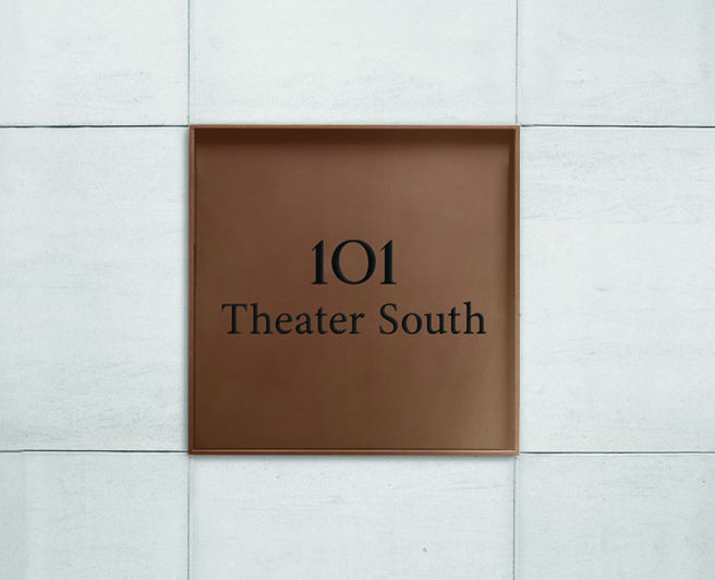 宝辉「101 Theater South」珍贵门牌示意图 仅供参考。（图/宝辉提供）