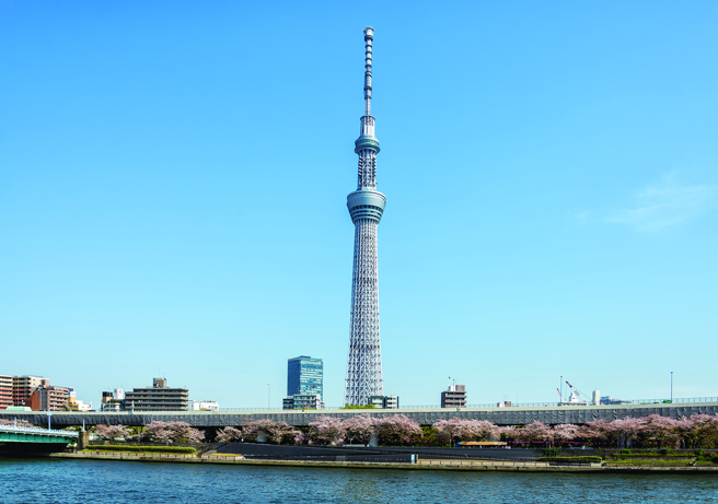 TOKYO SKY TREE东京晴空塔-大林组(OBAYASHI)业绩。（图/宝辉提供）