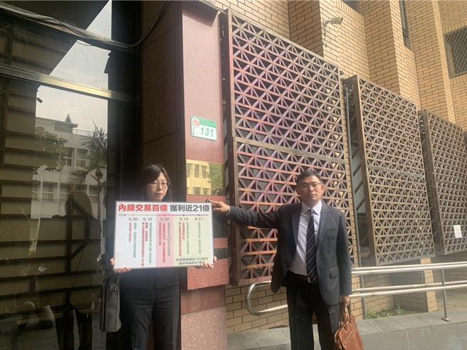 林文鵬希望台北地檢署能盡速調查本案，甚至向法院聲請羈押。（圖記者賴佩璇攝）