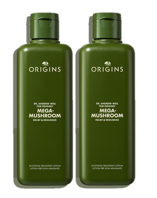 新光三越ORIGINS靈芝水買1送1組，特價1600元。（新光三越提供）