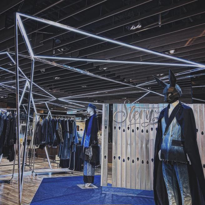 台灣本土唯一零廢時裝品牌STORY WEAR快閃櫃，即日起至4月30日在新光三越台北信義新天地A11。（新光三越提供）