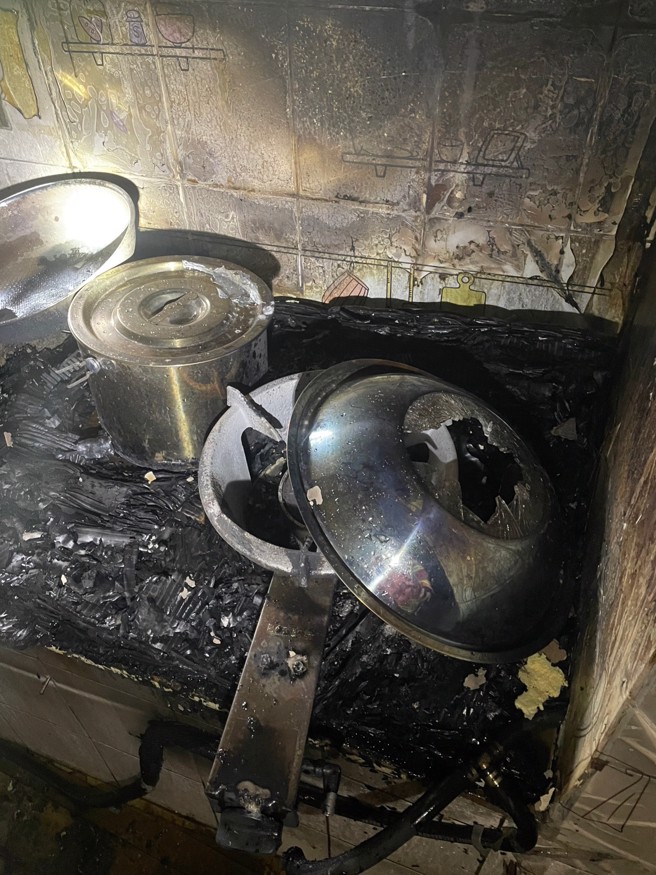 今22日上午近11时，新北市汐止区水源路一段发生一起火警。（翻摄画面）