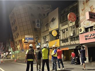 花蓮富凱飯店傾斜 周圍商家拉警報 今優先拆除