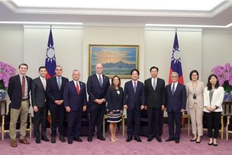 接見美跨黨派訪團   賴清德：延續蔡總統的努力  致力臺海和平