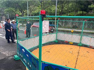 汙水覆工蓋板害騎士打滑摔死 桃園緊盯業者遵守防滑係數