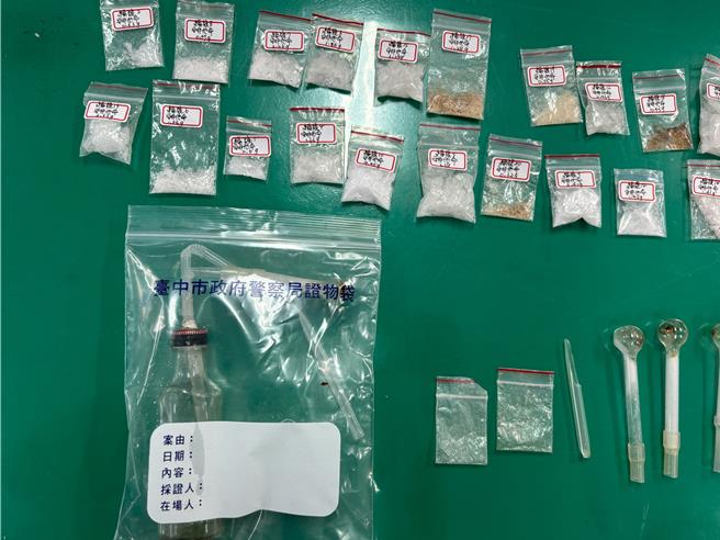 车上查扣安非他命20小包（警方提供）