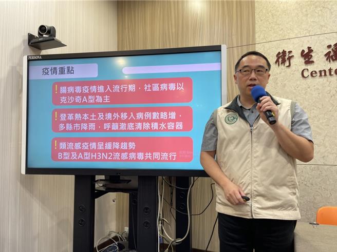 疾管署表示，腸病毒正式進入流行期。鄭郁蓁攝