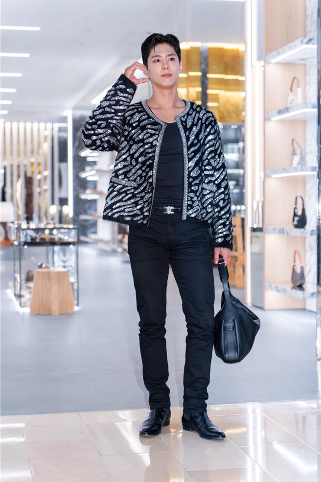 朴寶劍的臉頰愛心引起一陣尖叫。(吳松翰攝)