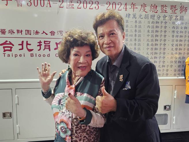 周游(图左)和李朝永活在当下，计画今年九月赴义大利搭邮轮再度蜜月。(游定刚拍摄)