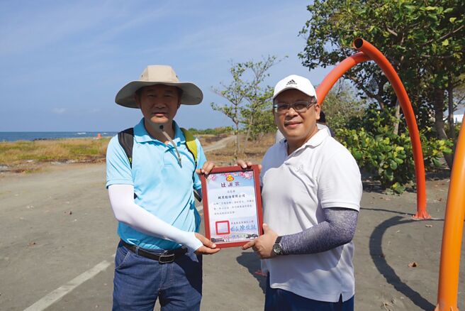 銧昊公司副总陈飞文表示，集团致力于再生能源发展，落实永续发展目标SDGs。图／业者提供