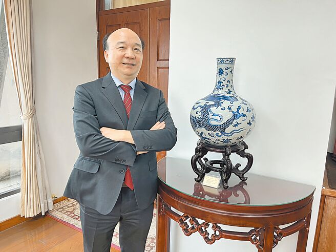 中正大学校长蔡少正。图／陈嫣蔚