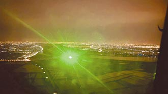 雷射筆干擾醫療直升機 無聊男送辦